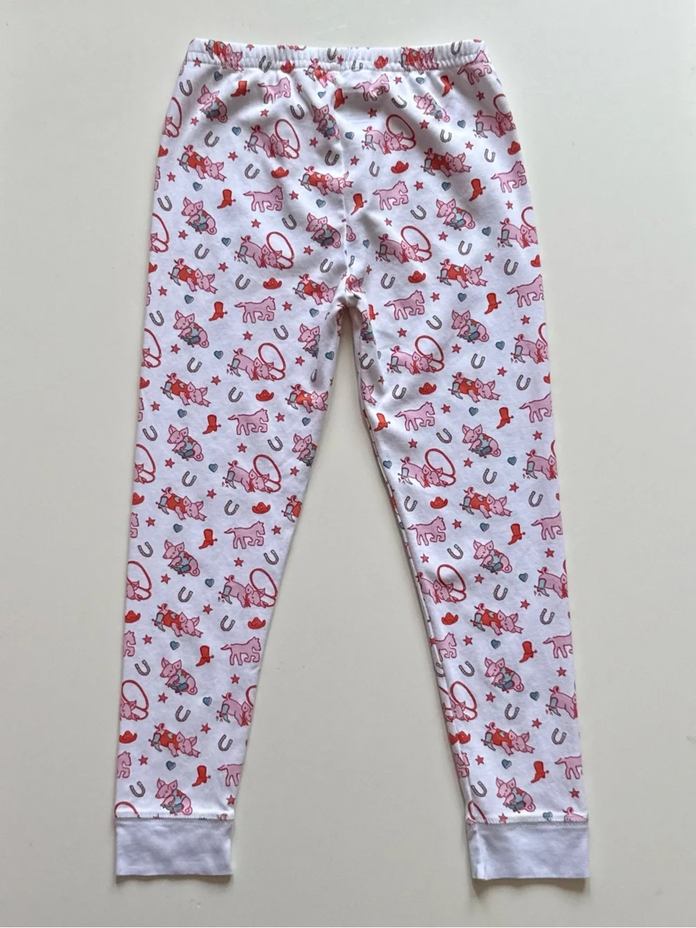 Roller Rabbit × Lilly Sisto Kids “Piggy Up” Pajama Set - Size 8Y